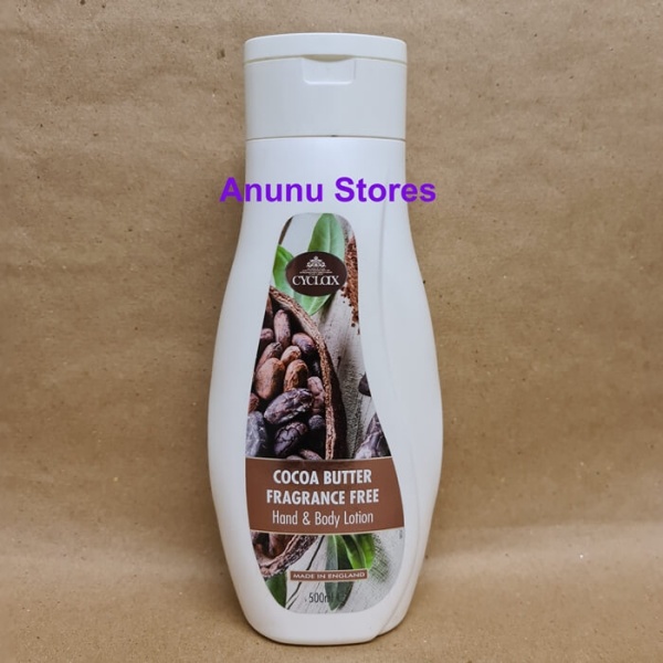 Cyclax Cocoa Butter Fragrance Free Lotion -500ml